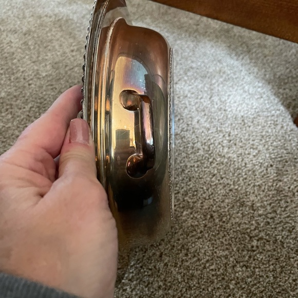 Antique silver separated serving tray - Picture 3 of 3